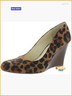 Womens Round Toe Wedge Slip On Shoes Memory Foam